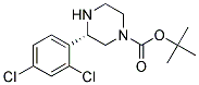 (S)-3-(2,4-DICHLORO-PHENYL)-PIPERAZINE-1-CARBOXYLIC ACID TERT-BUTYL ESTER Struktur