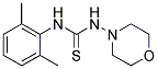 N-(2,6-DIMETHYLPHENYL)-N'-MORPHOLIN-4-YLTHIOUREA Struktur