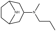 N-METHYL-N-PROPYL-8-AZABICYCLO[3.2.1]OCTAN-3-AMINE Struktur