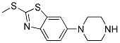 2-METHYLSULFANYL-6-PIPERAZIN-1-YL-BENZOTHIAZOLE Struktur