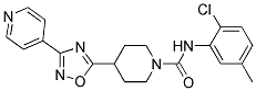 N-(2-CHLORO-5-METHYLPHENYL)-4-(3-PYRIDIN-4-YL-1,2,4-OXADIAZOL-5-YL)PIPERIDINE-1-CARBOXAMIDE