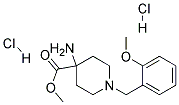 METHYL 4-AMINO-1-(2-METHOXYBENZYL)PIPERIDINE-4-CARBOXYLATE DIHYDROCHLORIDE Struktur