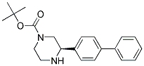 (R)-3-BIPHENYL-4-YL-PIPERAZINE-1-CARBOXYLIC ACID TERT-BUTYL ESTER Struktur