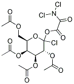 O-(2,3,4,6-TETRA-O-ACETYL-D-GALACTOPYRANOSYL)-TRICHLOROACETAMIDATE Struktur