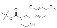 (S)-3-(2,4-DIMETHOXY-PHENYL)-PIPERAZINE-1-CARBOXYLIC ACID TERT-BUTYL ESTER Struktur