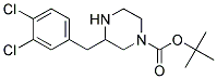 3-(3,4-DICHLORO-BENZYL)-PIPERAZINE-1-CARBOXYLIC ACID TERT-BUTYL ESTER Struktur