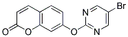 7-[(5-BROMOPYRIMIDIN-2-YL)OXY]-2H-CHROMEN-2-ONE Struktur