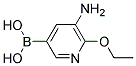 (5-AMINO-6-ETHOXYPYRIDIN-3-YL)BORONIC ACID Struktur