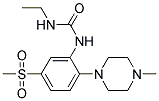 N-ETHYL-N'-[[2-(4-METHYLPIPERAZINO)-5-(METHYLSULPHONYL)]PHENYL]UREA Struktur