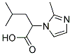 4-METHYL-2-(2-METHYL-IMIDAZOL-1-YL)-PENTANOIC ACID Struktur