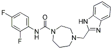 4-(1H-BENZIMIDAZOL-2-YLMETHYL)-N-(2,4-DIFLUOROPHENYL)-1,4-DIAZEPANE-1-CARBOXAMIDE|