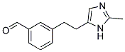 3-[2-(2-METHYLIMIDAZOL-4-YL)-ETHYL]-BENZALDEHYDE Struktur