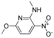 6-METHOXY-2-(METHYLAMINO)-3-NITROPYRIDINE Struktur