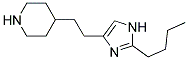 4-[2-(2-BUTYL-1H-IMIDAZOL-4-YL)-ETHYL]-PIPERIDINE Struktur