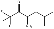 3-AMINO-1,1,1-TRIFLUORO-5-METHYLHEXAN-2-ONE Struktur