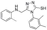 4-(2,3-DIMETHYLPHENYL)-5-(((2-METHYLPHENYL)AMINO)METHYL)-4H-1,2,4-TRIAZOLE-3-THIOL Struktur