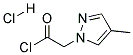 (4-METHYL-PYRAZOL-1-YL)-ACETYL CHLORIDE HYDROCHLORIDE Struktur