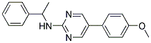 5-(4-METHOXYPHENYL)-N-(1-PHENYLETHYL)PYRIMIDIN-2-AMINE Struktur