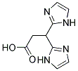 3,3-BIS-(1H-IMIDAZOL-2-YL)-PROPIONIC ACID Struktur