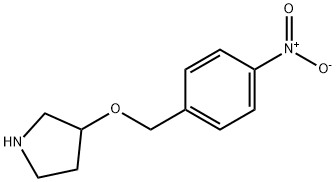 3-[(4-NITROBENZYL)OXY]PYRROLIDINE Struktur