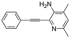 4,6-DIMETHYL-2-(PHENYLETHYNYL)PYRIDIN-3-AMINE Struktur