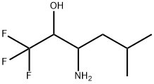 3-AMINO-1,1,1-TRIFLUORO-5-METHYLHEXAN-2-OL Struktur