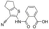 N-(3-CYANO-5,6-DIHYDRO-4H-CYCLOPENTA[B]THIOPHEN-2-YL)-PHTHALAMIC ACID Struktur