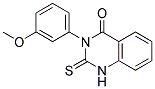 3-(3-METHOXYPHENYL)-2-THIOXO-2,3-DIHYDRO-4(1H)-QUINAZOLINONE Struktur