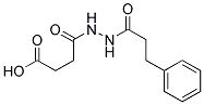 4-OXO-4-[N'-(3-PHENYL-PROPIONYL)-HYDRAZINO]-BUTYRIC ACID Struktur