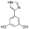 5-(1H-IMIDAZOL-4-YL)-BENZENE-1,3-DIOL Struktur