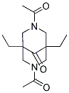 3,7-DIACETYL-1,5-DIETHYL-3,7-DIAZABICYCLO[3.3.1]NONAN-9-ONE Struktur