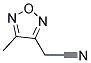 (4-METHYL-1,2,5-OXADIAZOL-3-YL)ACETONITRILE Struktur