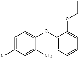 5-CHLORO-2-(2-ETHOXYPHENOXY)ANILINE Struktur