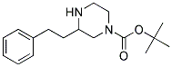 3-PHENETHYL-PIPERAZINE-1-CARBOXYLIC ACID TERT-BUTYL ESTER Struktur