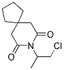 8-(2-CHLORO-1-METHYL-ETHYL)-8-AZA-SPIRO[4,5]DECANE-7,9-DIONE Struktur