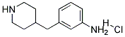 3-(PIPERIDIN-4-YLMETHYL)ANILINE HYDROCHLORIDE Struktur