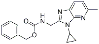 (3-CYCLOPROPYL-5-METHYL-3H-IMIDAZO[4,5-B]PYRIDIN-2-YLMETHYL)-CARBAMIC ACID BENZYL ESTER Struktur