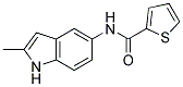 N-(2-METHYL-(1H)-INDOL-5-YL)THIOPHENE-2-CARBOXAMIDE Struktur