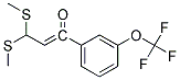 3,3-BIS-METHYLSULFANYL-1-(3-TRIFLUOROMETHOXY-PHENYL)-PROPENONE Struktur