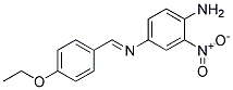 N4-(4-ETHOXY-BENZYLIDENE)-2-NITRO-BENZENE-1,4-DIAMINE Struktur