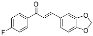 3-(1,3-BENZODIOXOL-5-YL)-1-(4-FLUOROPHENYL)PROP-2-EN-1-ONE, TECH Struktur