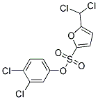 3,4-DICHLOROPHENYL 5-(DICHLOROMETHYL)FURAN-2-SULPHONATE Struktur