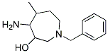 4-AMINO-1-BENZYL-5-METHYL-AZEPAN-3-OL Struktur