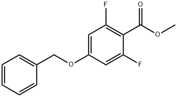 4-BENZYLOXY-2,6-DIFLUORO-BENZOIC ACID Struktur