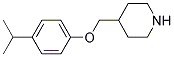 4-[(4-ISOPROPYLPHENOXY)METHYL]PIPERIDINE Struktur