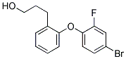 3-[2-(4-BROMO-2-FLUORO-PHENOXY)-PHENYL]-PROPAN-1-OL Struktur