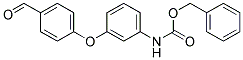 [3-(4-FORMYL-PHENOXY)-PHENYL]-CARBAMIC ACID BENZYL ESTER Struktur