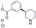 (R)-3-(3-METHOXYCARBONYL-PHENYL)-PIPERIDINE HCL Struktur