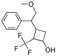 3-(2-METHOXY-1-PHENYL-ETHYL)-2-TRI-FLUOROMETHYL-CYCLOBUTANOL Struktur