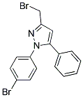 3-BROMOMETHYL-1-(4-BROMOPHENYL)-5-PHENYL PYRAZOLE Struktur